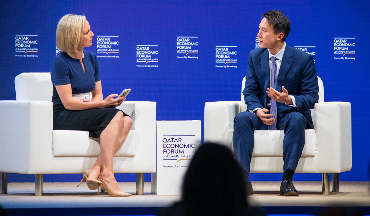 TikTok CEO Shou Chew speaks on data protection at ‘Qatar Economic Forum, Powered by Bloomberg’